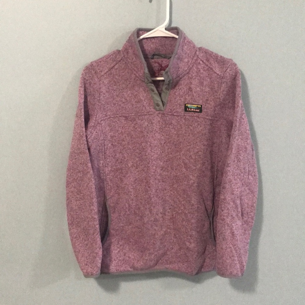 LLBean sweater fleece pullover